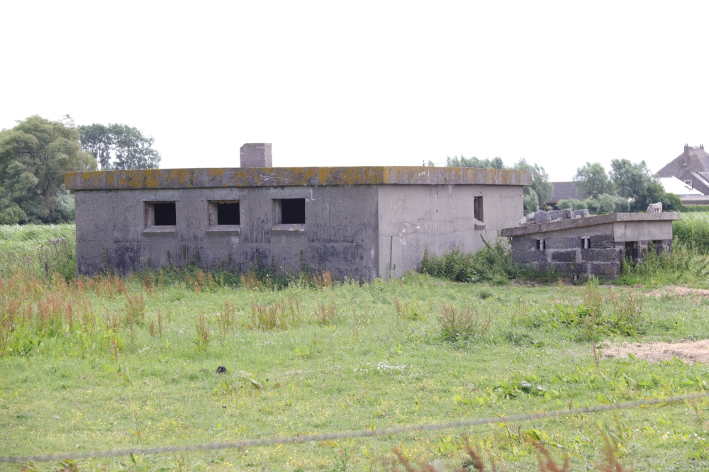 Gebouwen van Fliegerhorst Bergen tijdens de bezetting